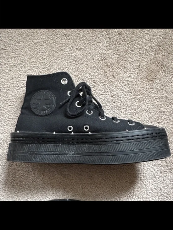 🖤SOLD🖤Converse | All Star Platform Studded Hi Tops - Picture 8 of 13
